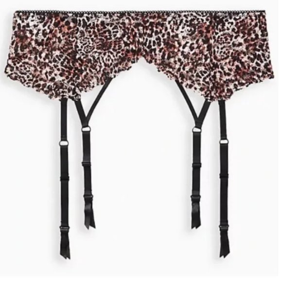 NWT Torrid Garter - Lace Strappy Leopard - Picture 2 of 4